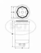 SCT GERMANY st6106 -  Топливный фильтр